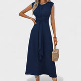 Emília | Rochie maxi elegantă, fără mâneci