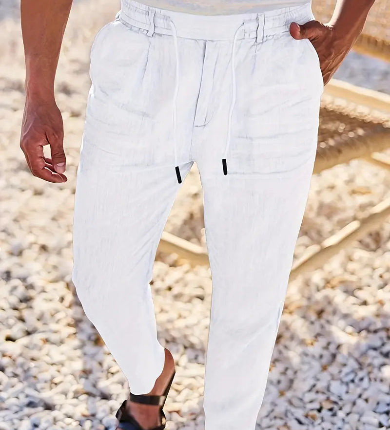 Nichols | Pantaloni largi de in cu șnur Nichols