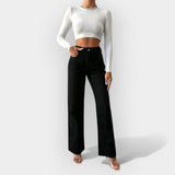 Celine | Jeans cu talie înaltă și picior larg Celine