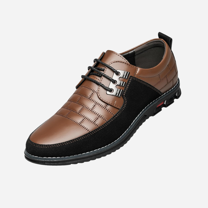 Luigi | Pantofi din piele perforată