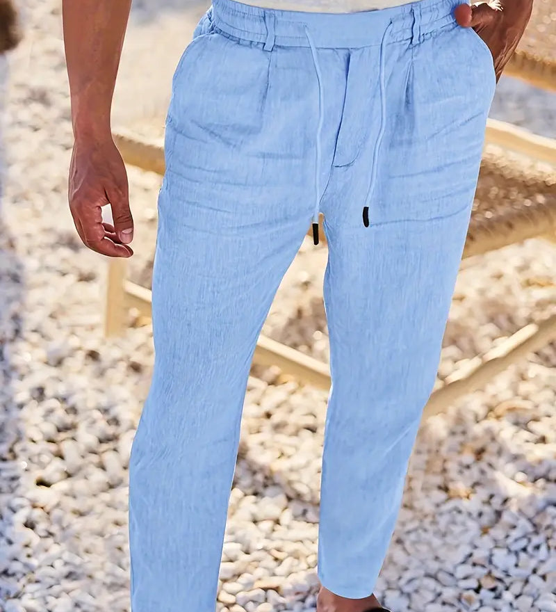 Nichols | Pantaloni largi de in cu șnur Nichols