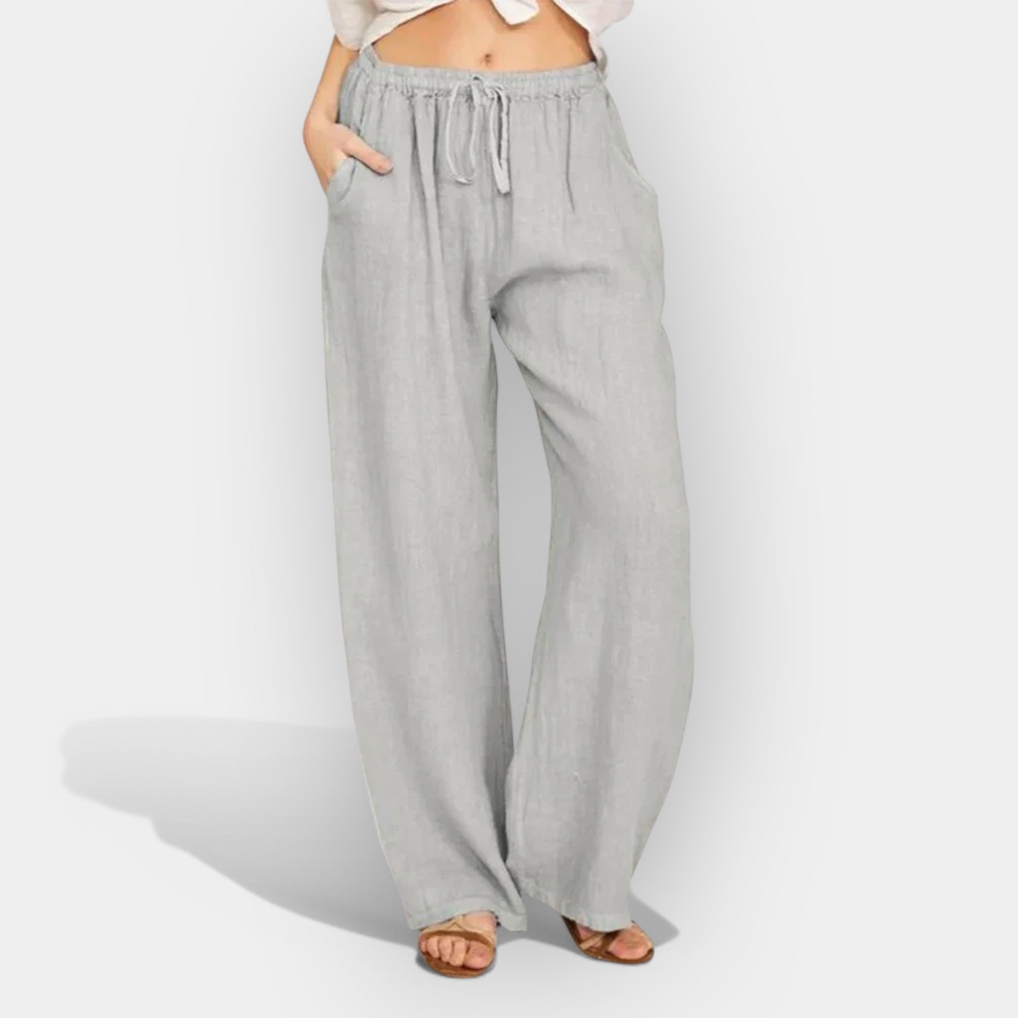 Ivana | Pantaloni de in aeriați de vară Ivana