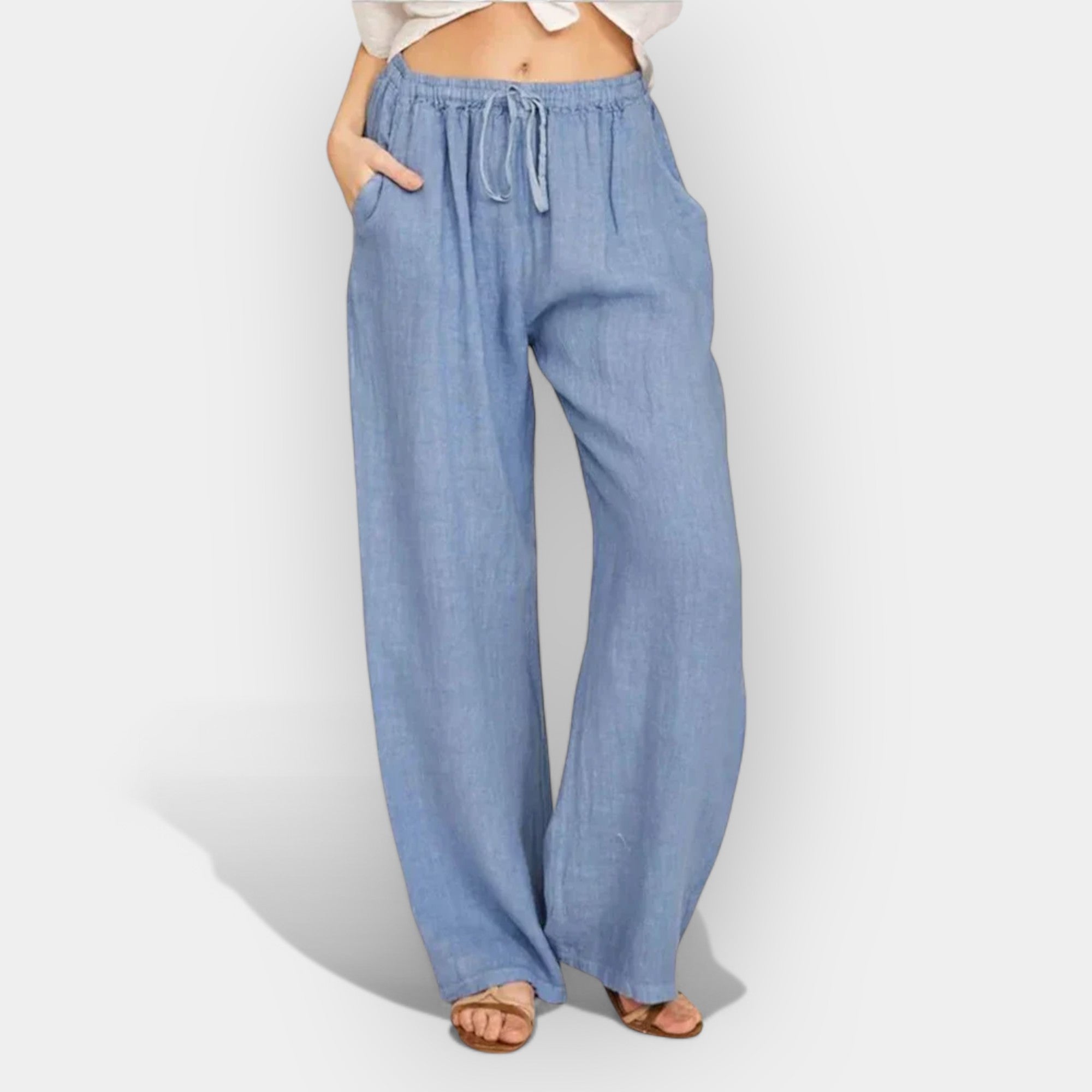 Ivana | Pantaloni de in aeriați de vară Ivana