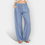 Ivana | Pantaloni de in aeriați de vară Ivana