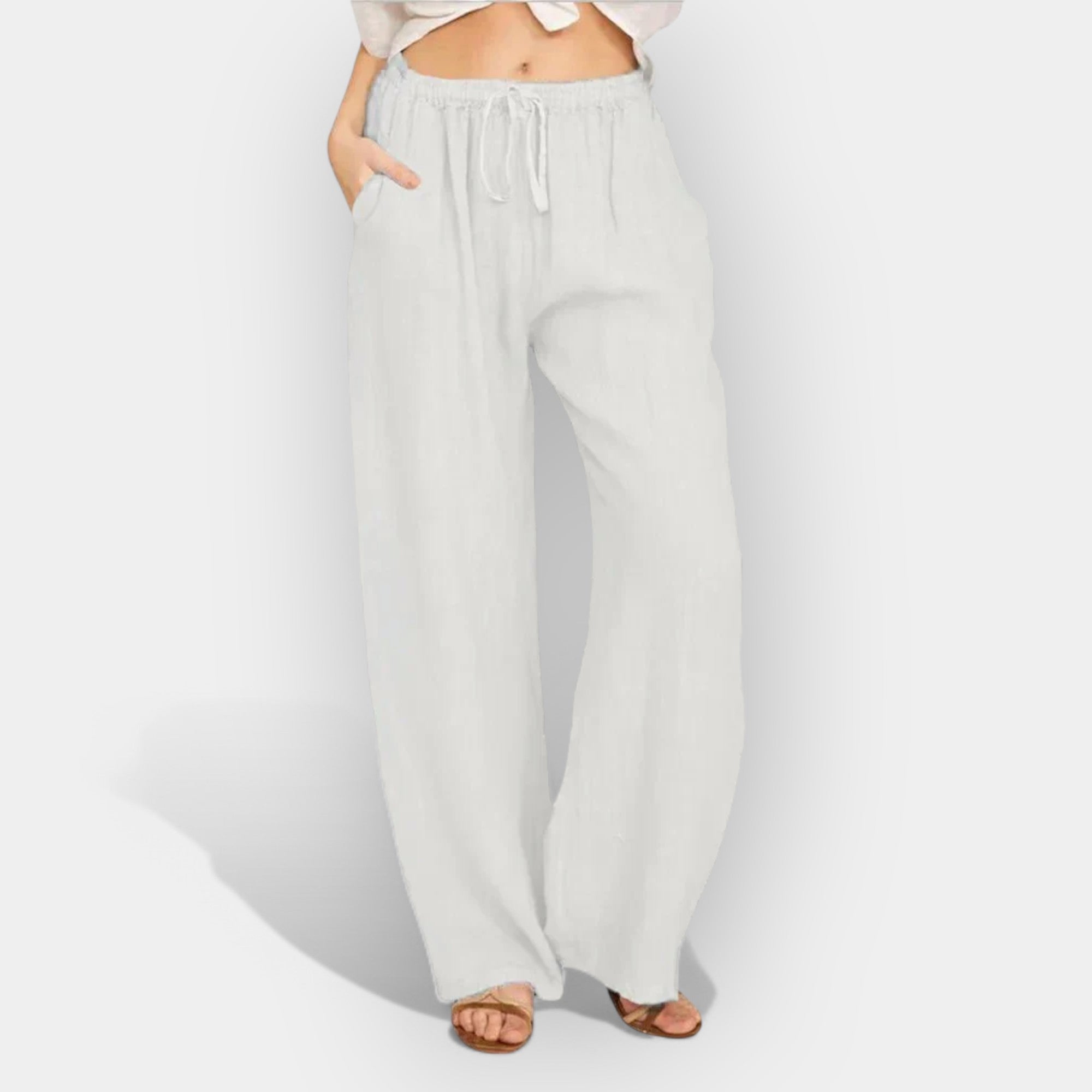 Ivana | Pantaloni de in aeriați de vară Ivana
