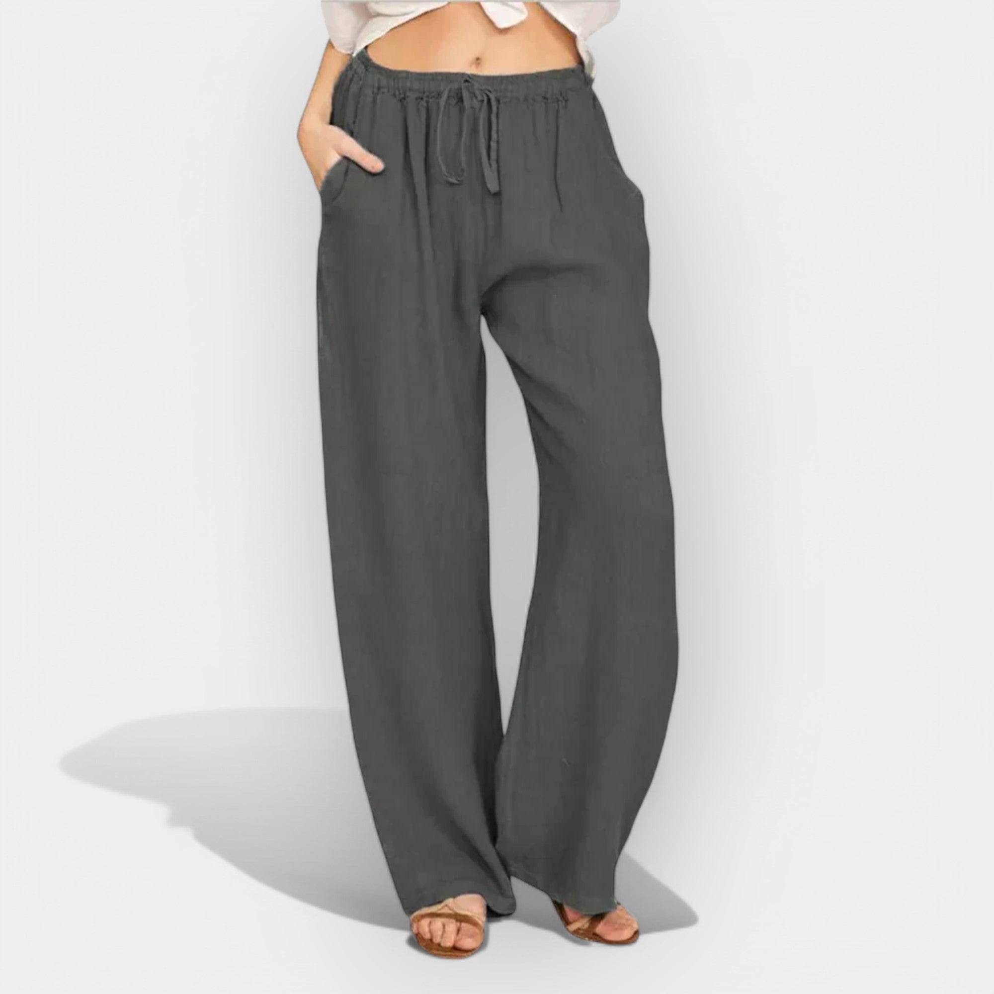 Ivana | Pantaloni de in aeriați de vară Ivana