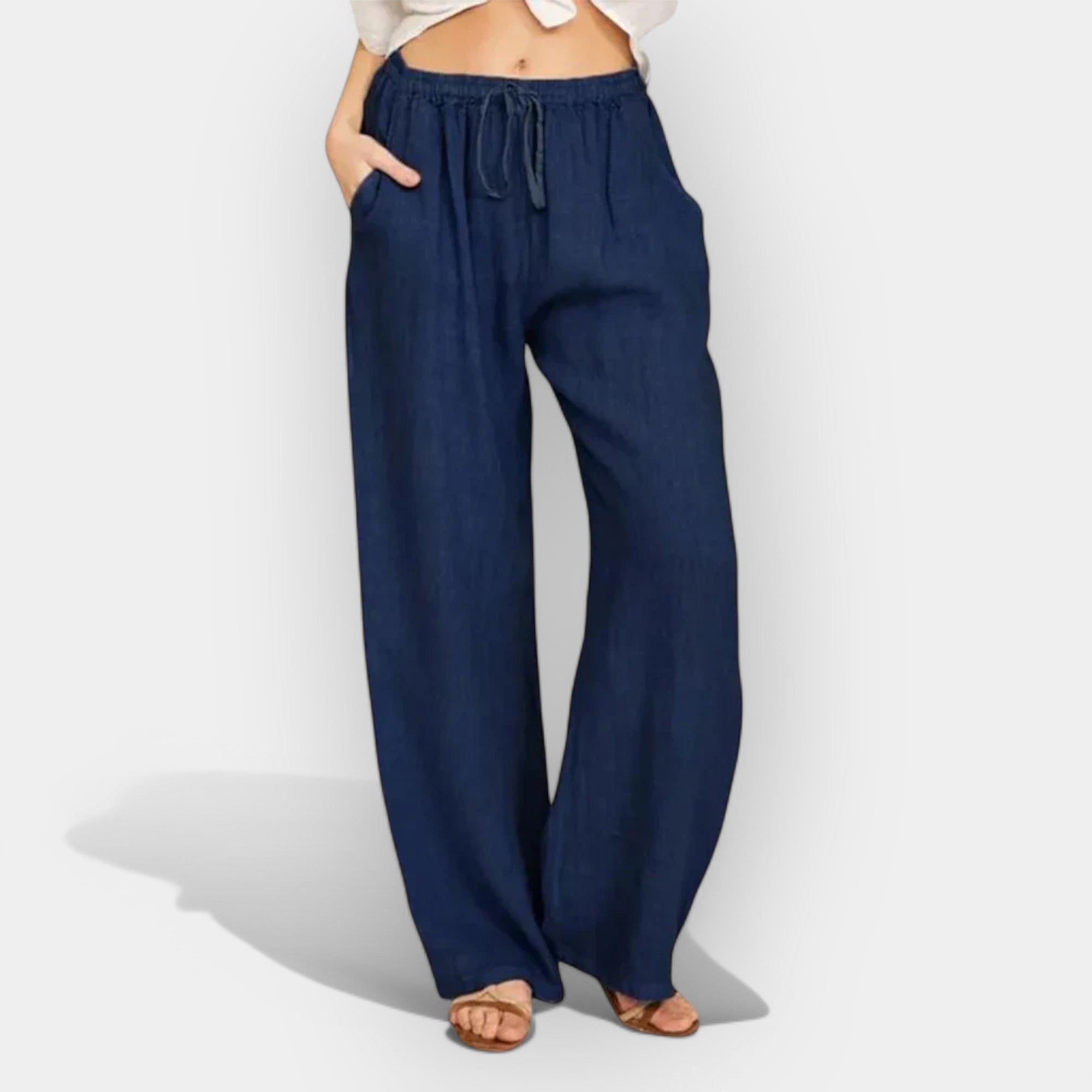 Ivana | Pantaloni de in aeriați de vară Ivana