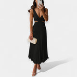 Adriana | Pleated, flowy, and elegant maxi dress