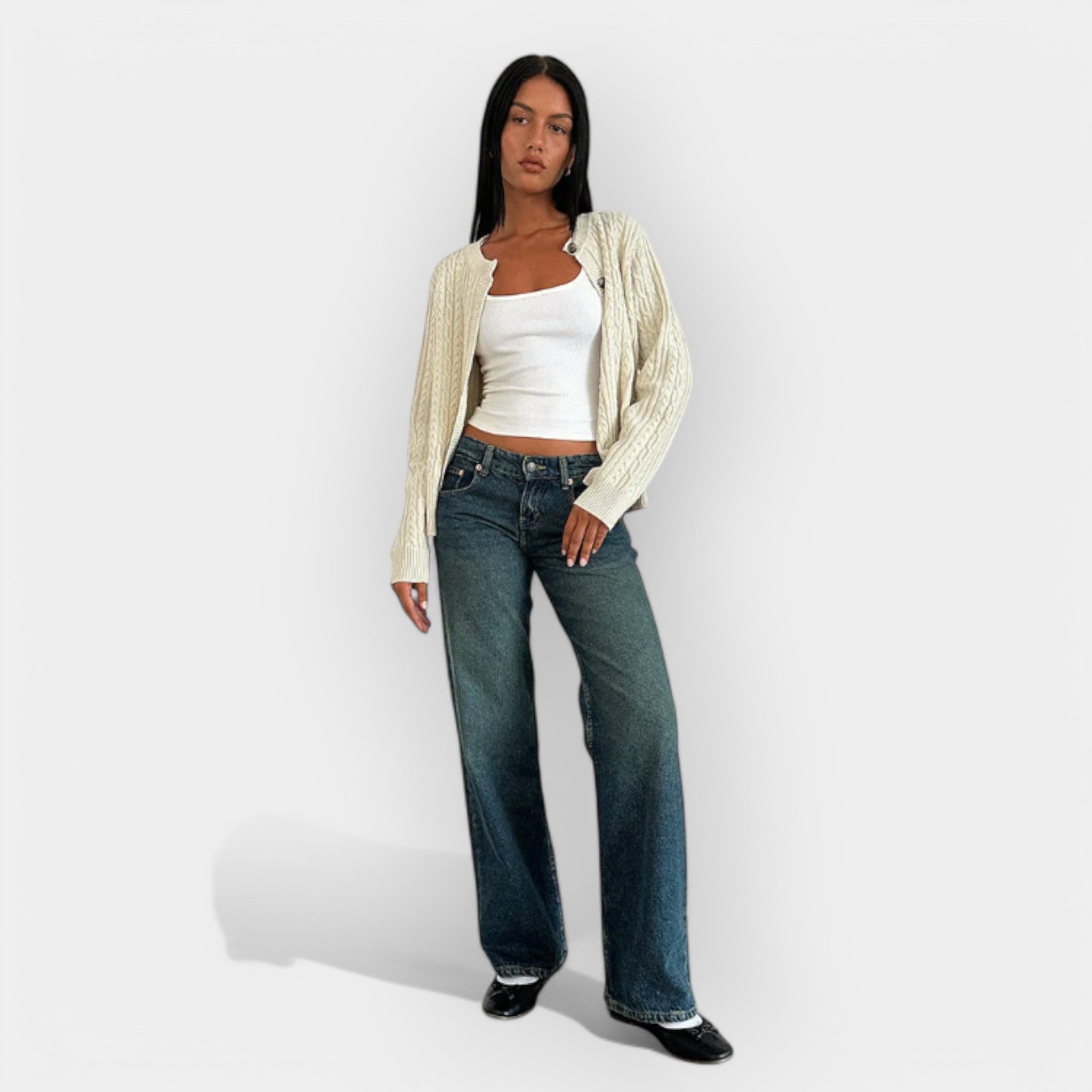 Lina | Jeans cu talie joasă Lina