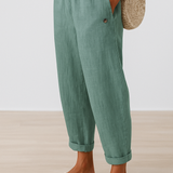 Yuka | Pantaloni cu potrivire confortabilă Yuka