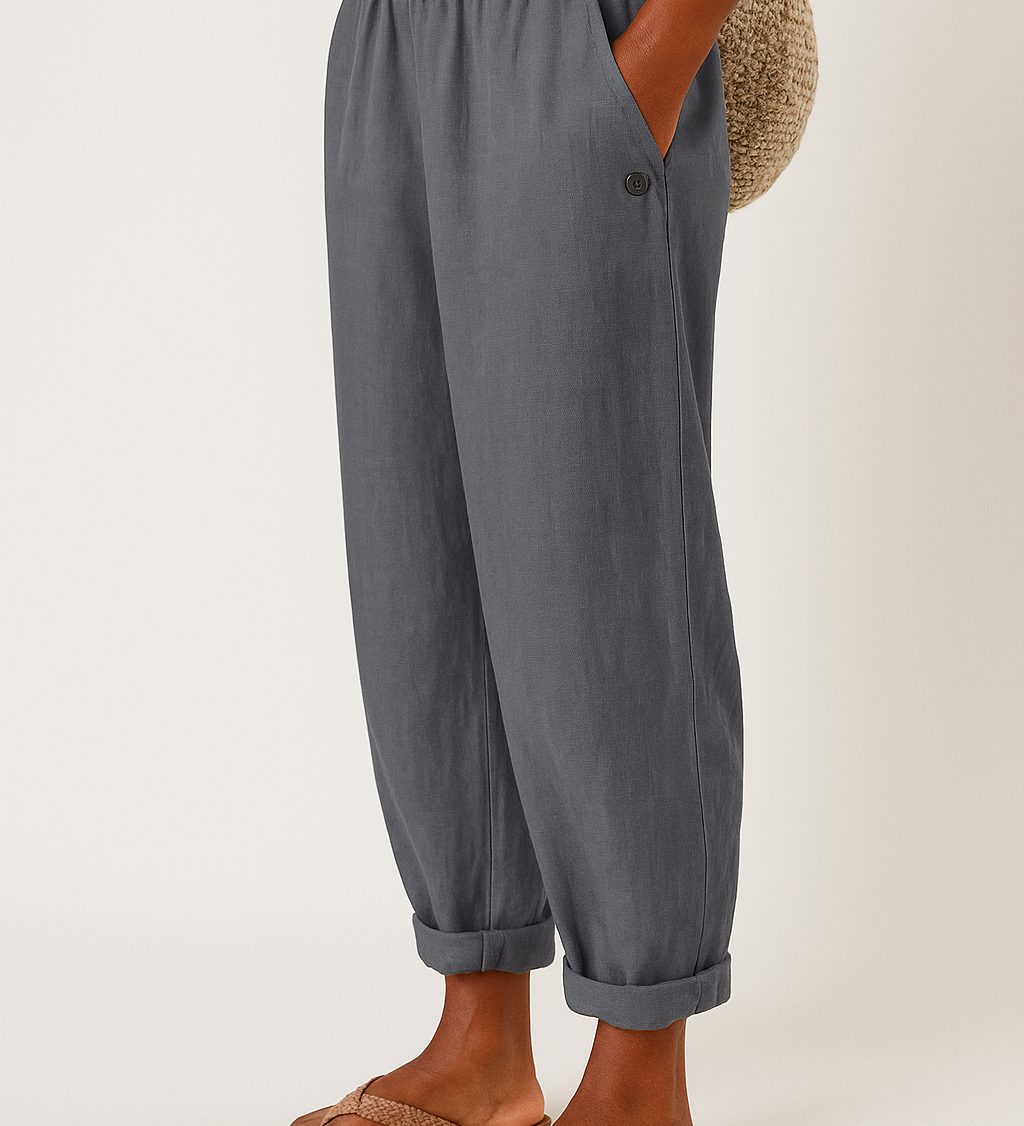 Yuka | Pantaloni cu potrivire confortabilă Yuka