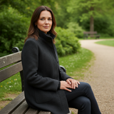 Adrienne | Palton lung premium din lână