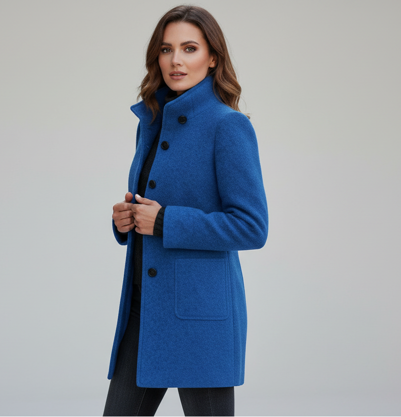 Adrienne | Palton lung premium din lână
