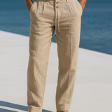 Dan | Pantaloni ușori de vară din in Dan
