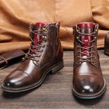 Gunnar | Ghete Oxford din piele Gunnar