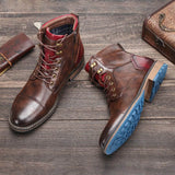Gunnar | Ghete Oxford din piele Gunnar