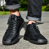 Leik | Ghete din piele cu fermoar lateral Leik
