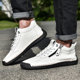 Leik | Ghete din piele cu fermoar lateral Leik