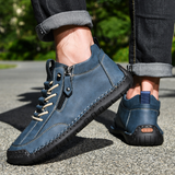 Leik | Ghete din piele cu fermoar lateral Leik