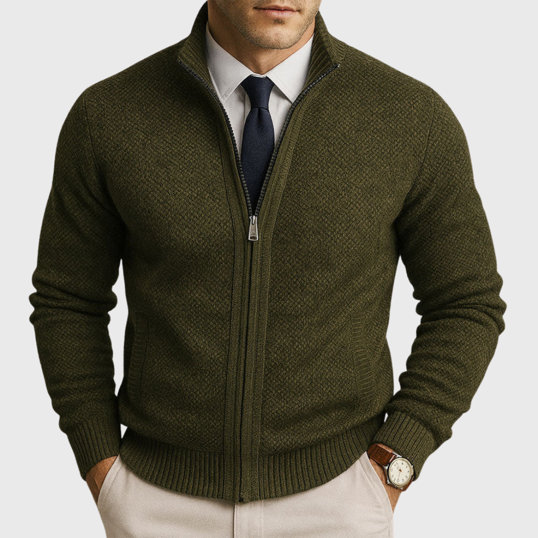 Leandro | Cardigan din lână merinos