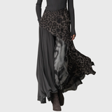 Sofia | Rochie lungă cu print leopard