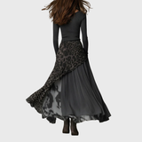 Sofia | Rochie lungă cu print leopard