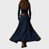 Azucena | Rochie maxi din piele ecologică
