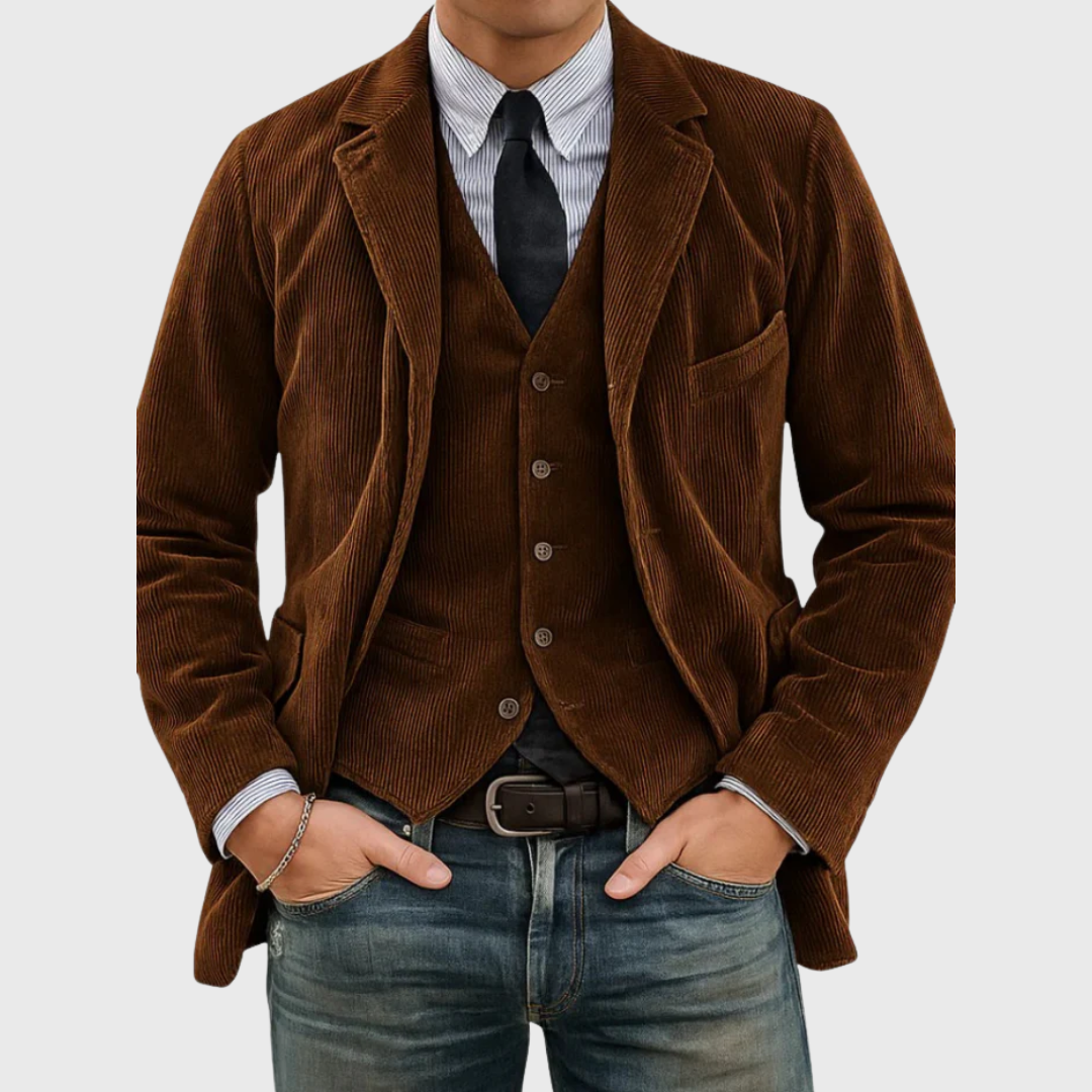 Tommy | Set 2 piese: blazer și vestă