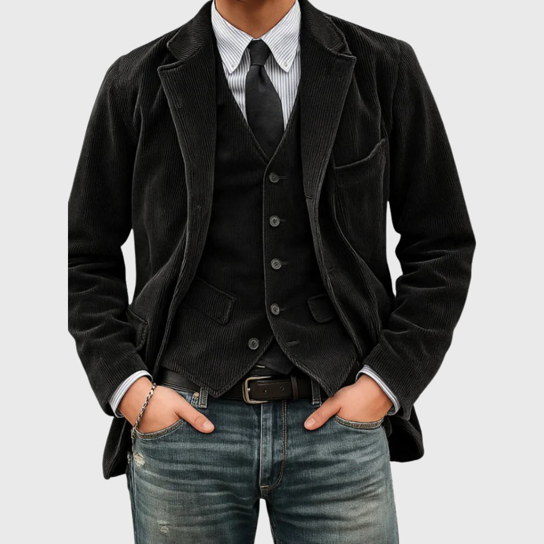 Tommy | Set 2 piese: blazer și vestă