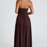Tessa | Strapless maxi dress