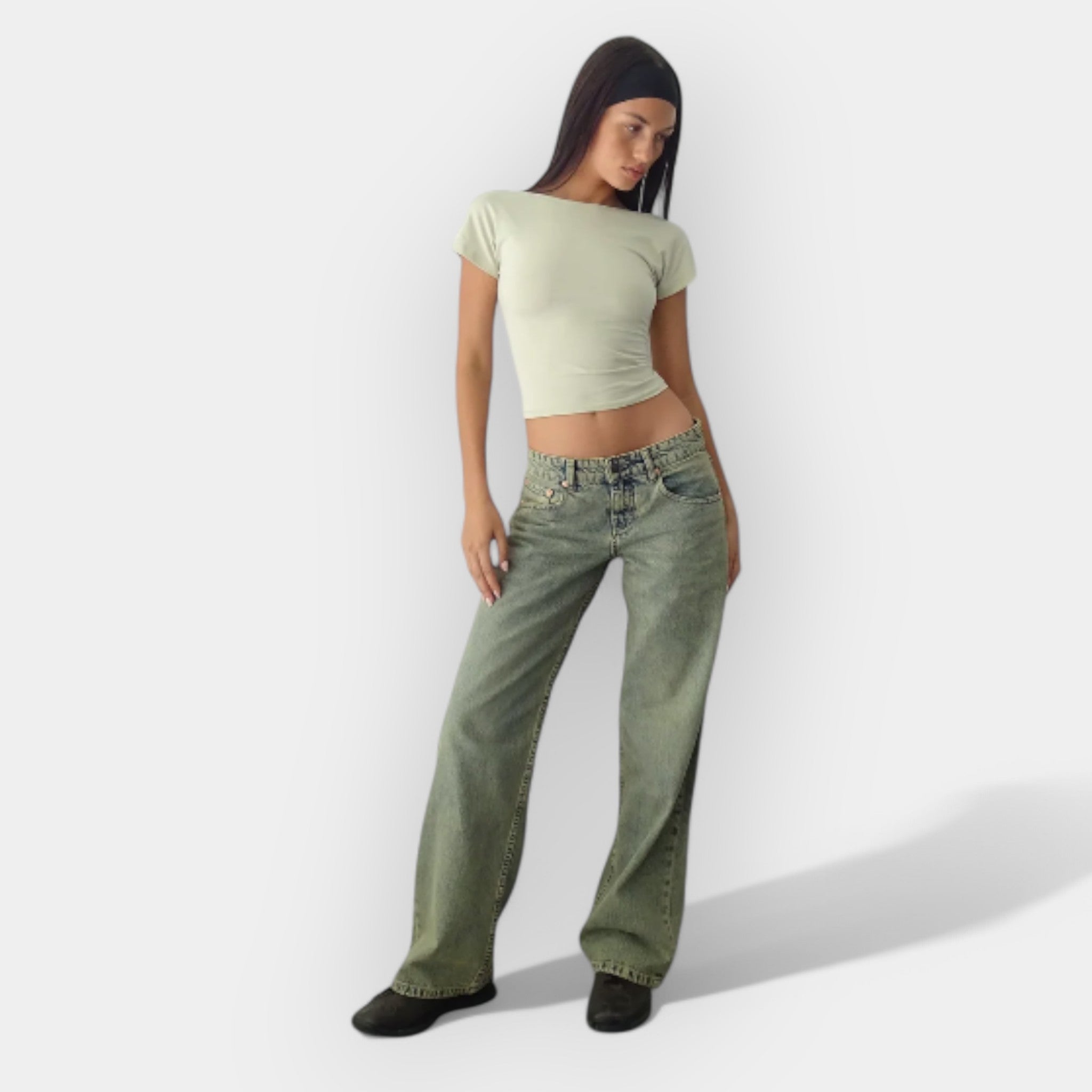Lina | Jeans cu talie joasă Lina