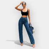 Anaïs | Jeans cu talie înaltă și linie largă Anaïs