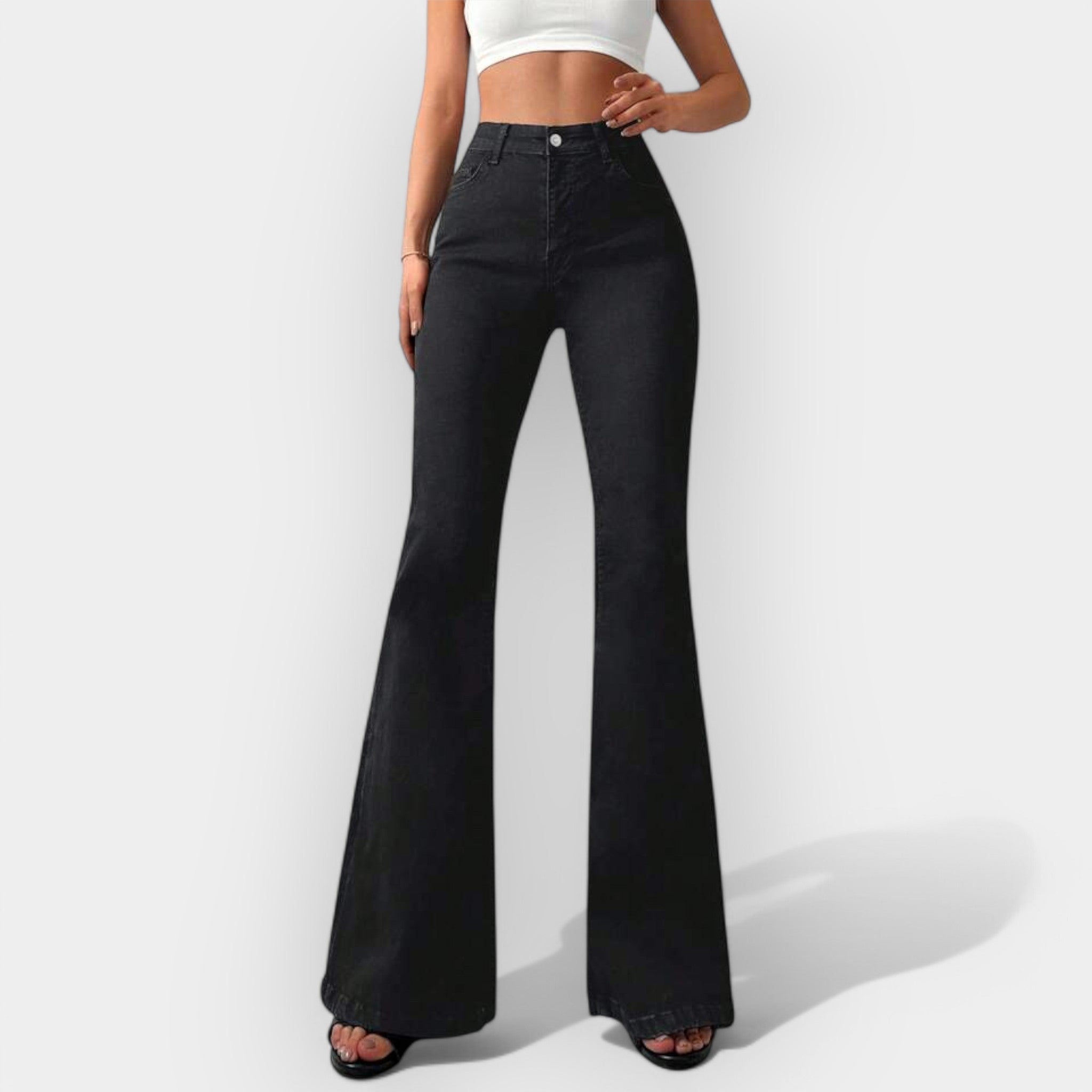 Irina | Jeans cu talie înaltă bootcut Irina