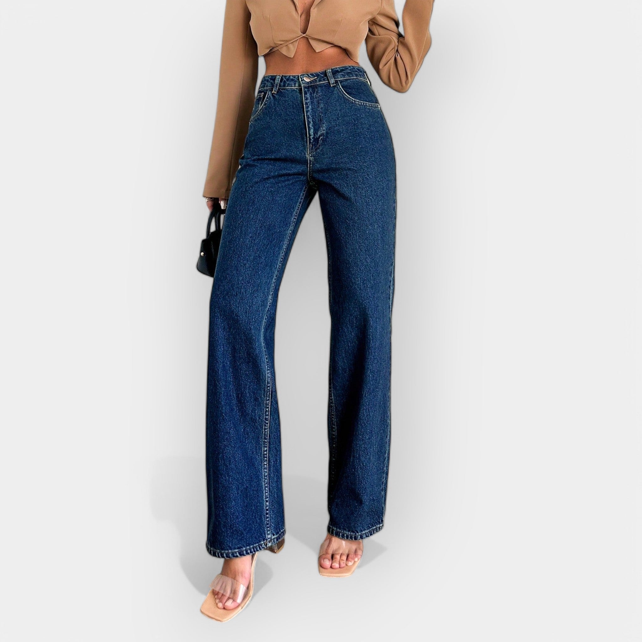 Anaïs | Jeans cu talie înaltă și linie largă Anaïs