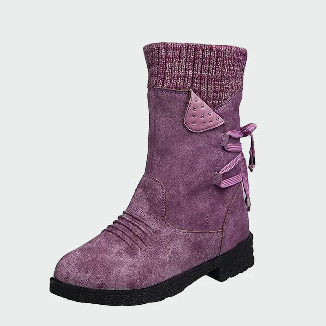 Ilka | Botine șic din nubuc Ilka