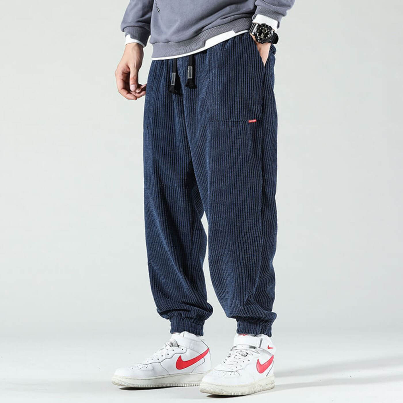 Håvard | Pantaloni de jogging din velur Håvard
