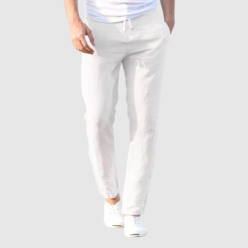 Beniamino | Pantaloni ușori de in Beniamino
