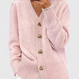 Sirje | Cardigan tricotat elegant cu nasturi Sirje