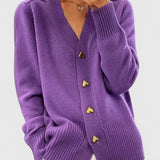 Sirje | Cardigan tricotat elegant cu nasturi Sirje