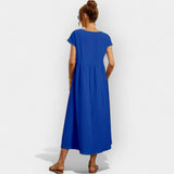 Laine | Rochie ușoară din bumbac, cu buzunare