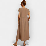 Laine | Rochie ușoară din bumbac, cu buzunare
