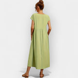 Laine | Rochie ușoară din bumbac, cu buzunare