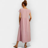 Laine | Rochie ușoară din bumbac, cu buzunare