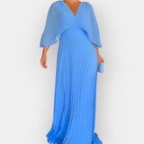 Anya | Pleated dress, with an elegant silhouette and graceful movement
