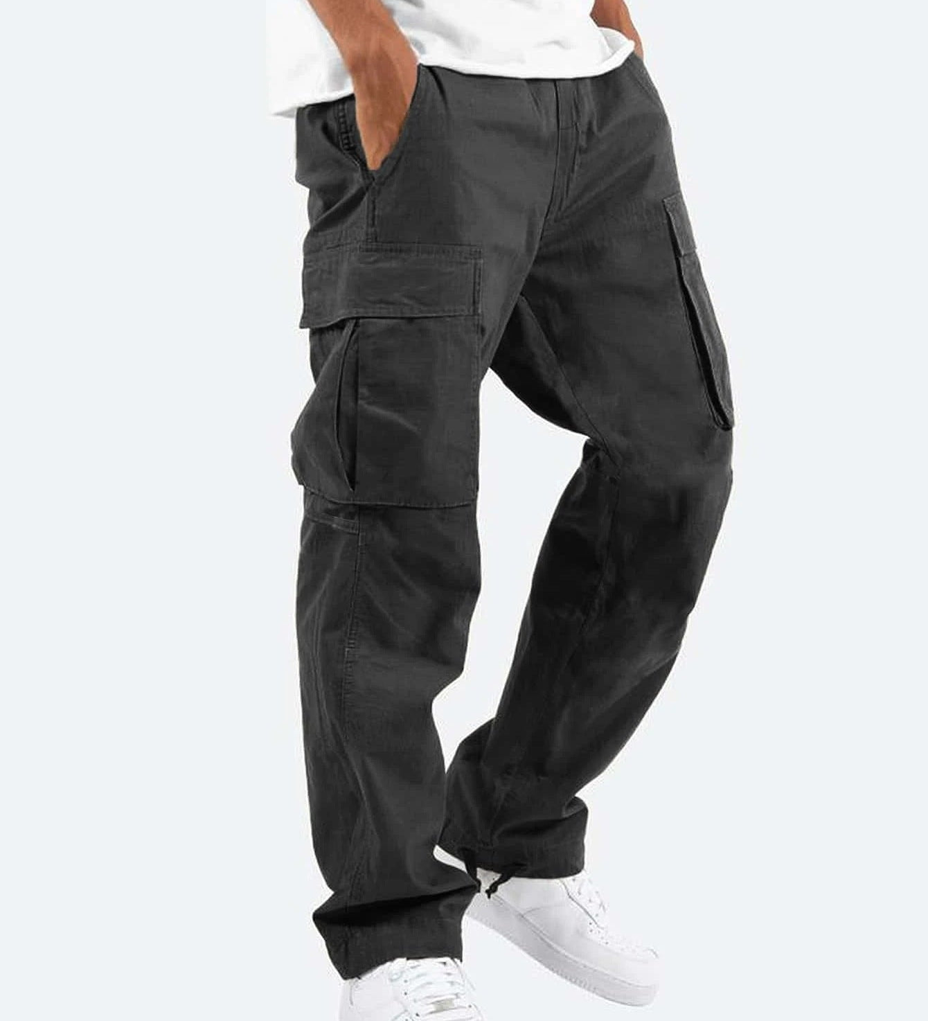 Pikk | Pantaloni cargo stretch bărbătești Pikk