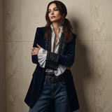 Nuria™ | Jachetă din catifea