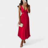 Adriana | Pleated, flowy, and elegant maxi dress