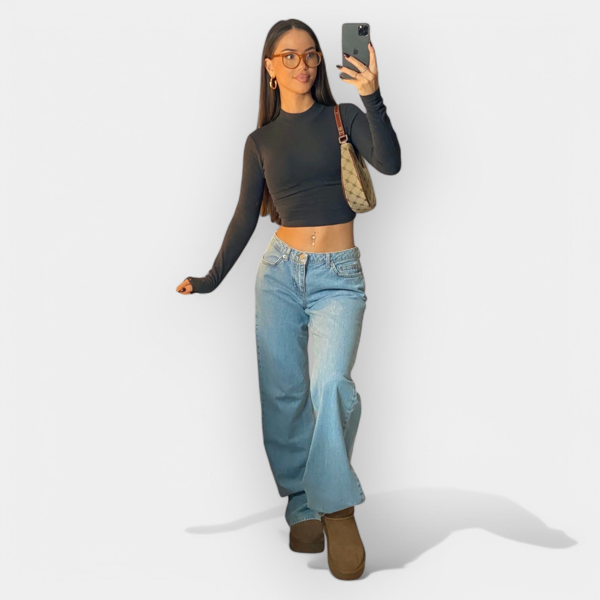 Lina | Jeans cu talie joasă Lina