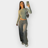 Lina | Jeans cu talie joasă Lina