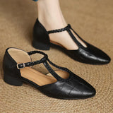 Adelaide | Pantofi Mary Jane din piele